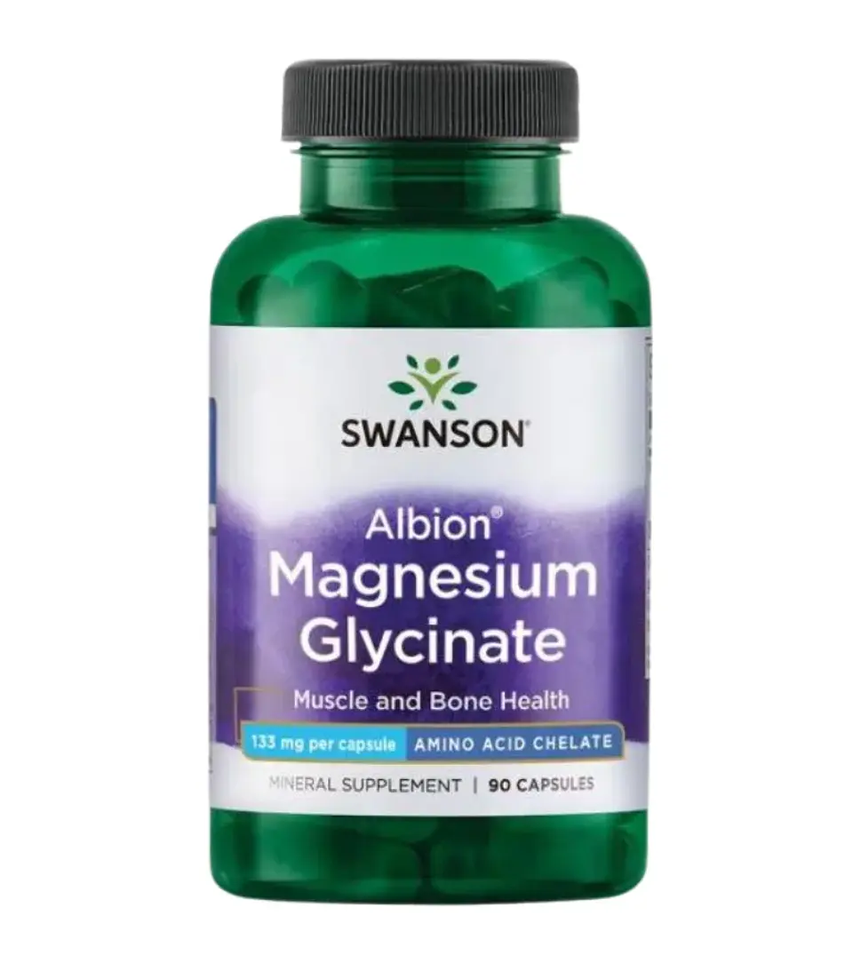 Magnesium Glycinate Albion Swanson 90 Cápsulas 1