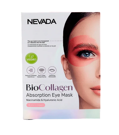 Mascarilla Contorno de Ojos Niacinamida + Ácido Hialurónico 24 Sobres Nevada