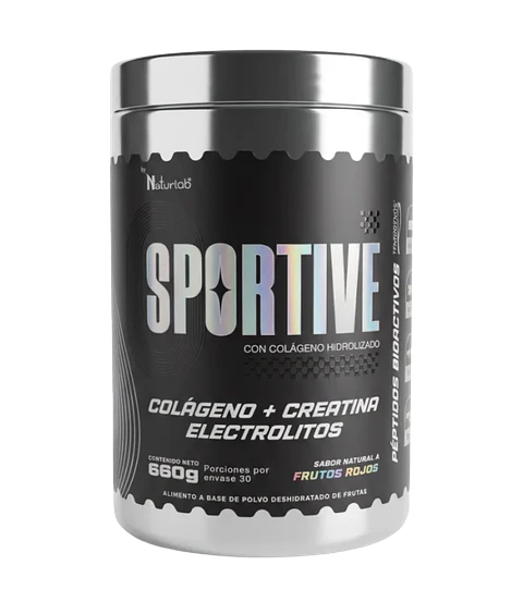 Sportive Colágeno + Creatina 660 g Frutos Rojos  TNT 