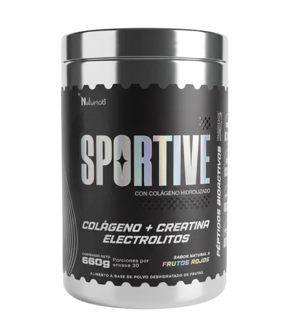 Sportive Colágeno + Creatina 660 g Frutos Rojos  TNT  1