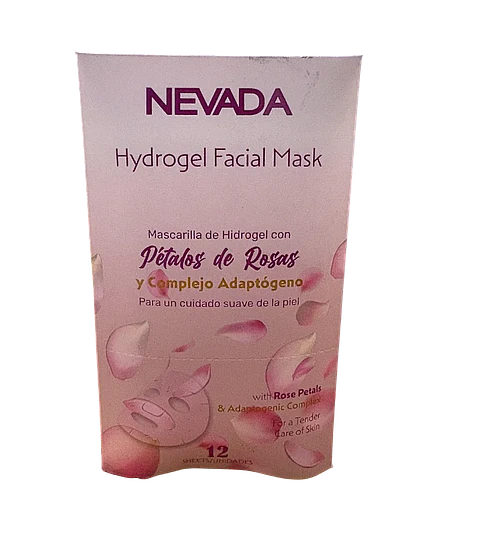 Mascarilla Hydrogel Rosas 12 Sobres Nevada