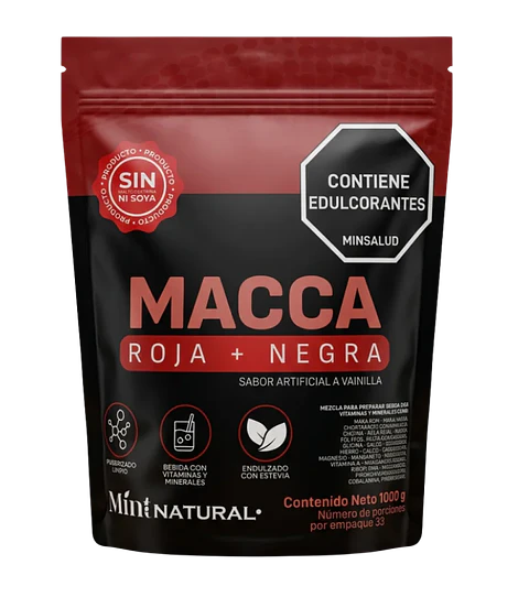 MACCA Roja + Negra 1000 g Mint Natural 