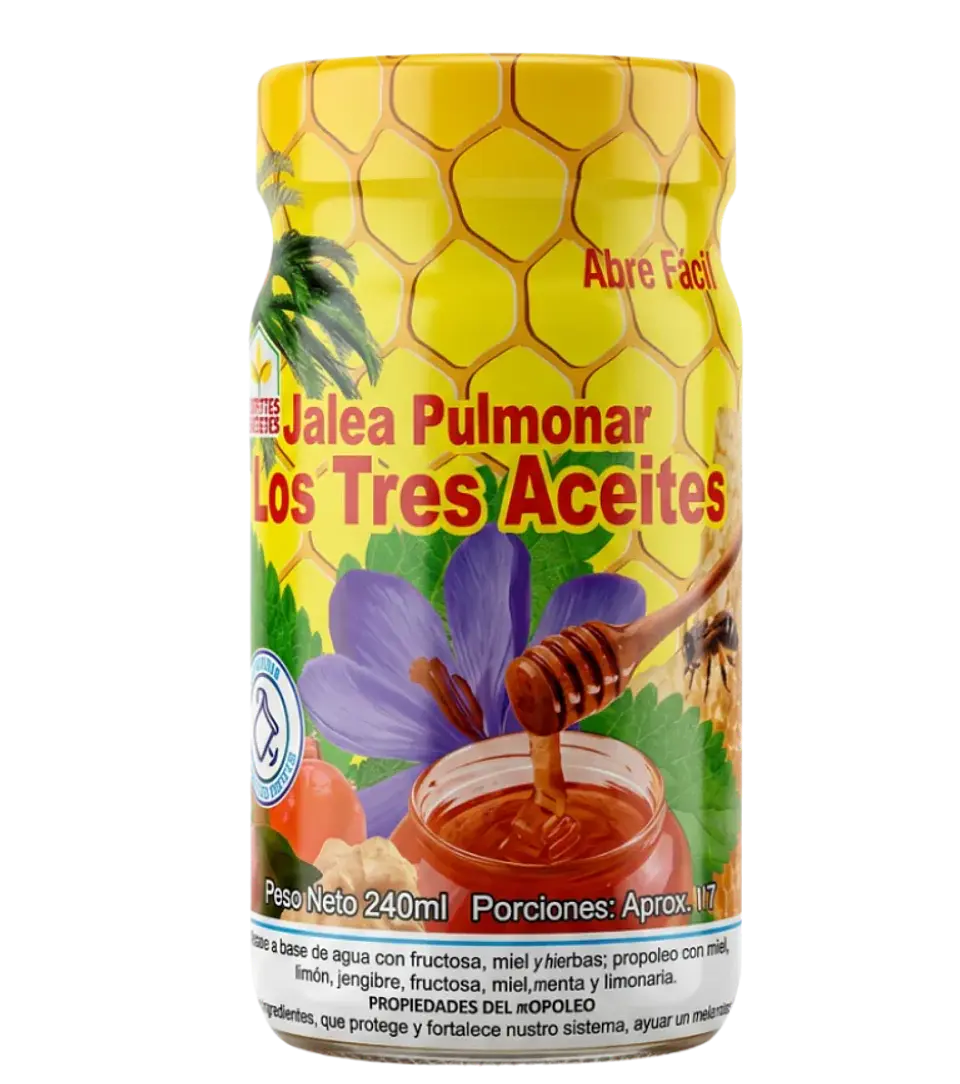 Jalea Pulmonar Los Tres Aceites 240 ml Natumix 1