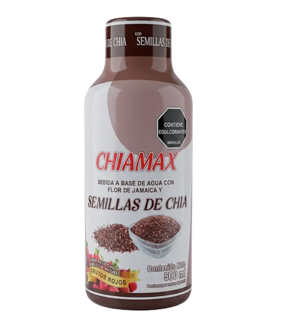 ChiaMax Semillas de Chía Frutos Rojos 500 ml Internatural 1