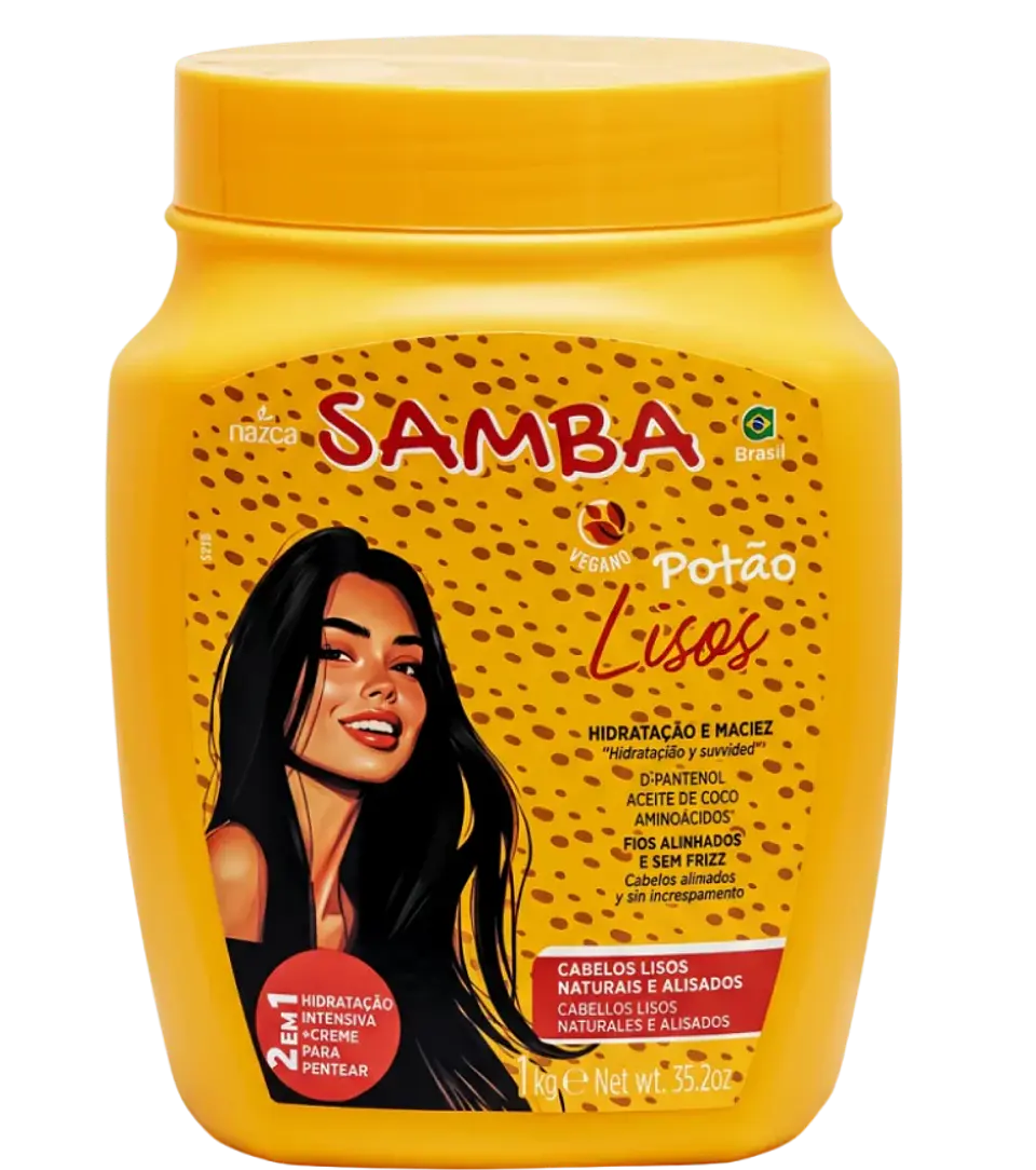 Crema para Peinar 2 en 1 Aceite de Coco Samba 1 kg Nevada 1
