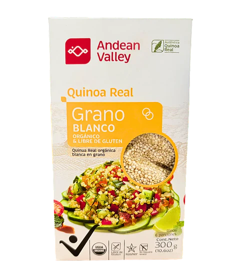 Quinua Real Blanca Orgánica 300 g Andean Valley