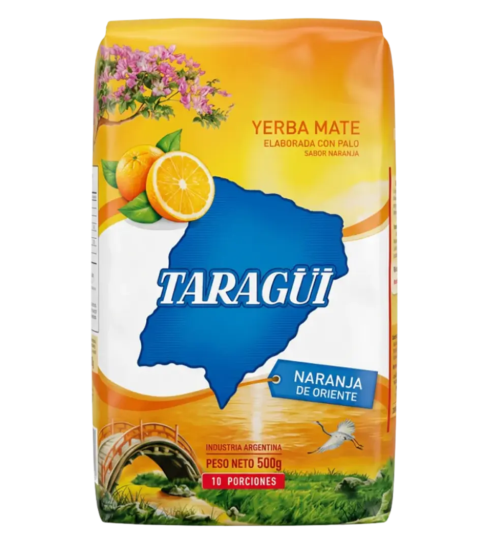 Yerba Mate Naranja de Oriente 500 g Taragüi  1