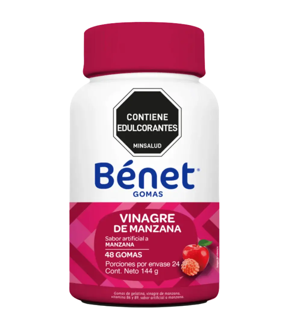 Gomas de Vinagre de Manzana 144 g Bénet 1