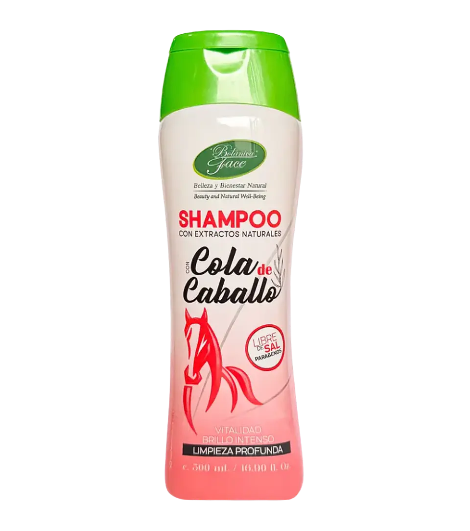 Shampoo Cola de Caballo 500 ml Botánica Face  1