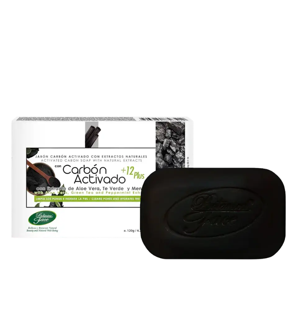 Jabón de Carbón Activado  120 g Botánica Face 1