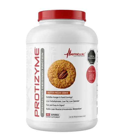 Protizyme Proteína Butter Pecan Cookie 4 lb Metabolic Nutrition