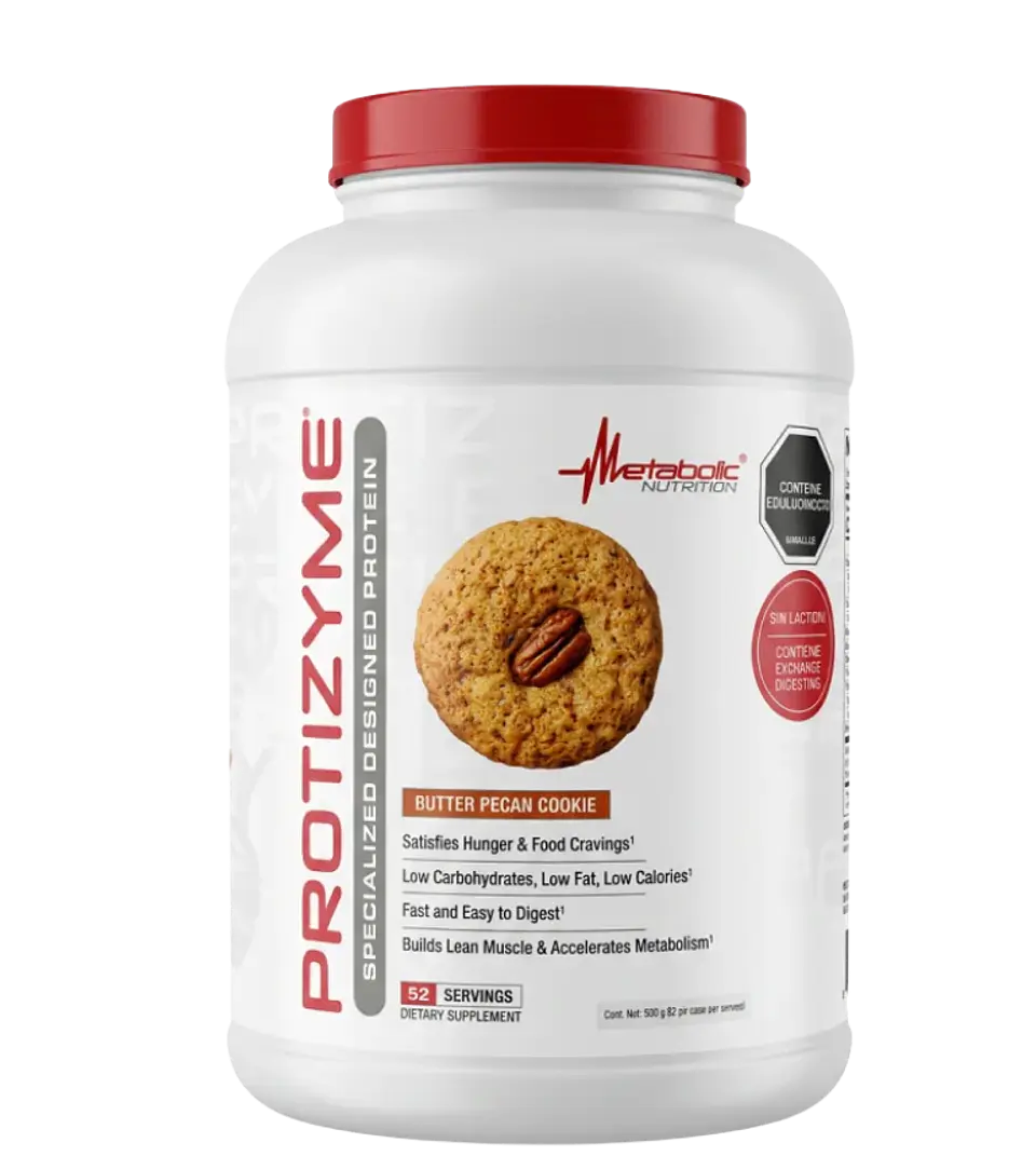 Protizyme Proteína Butter Pecan Cookie 4 lb Metabolic Nutrition 1