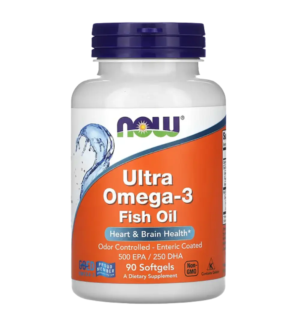 Ultra Omega 3-D  90 Softgels NOW Foods 1