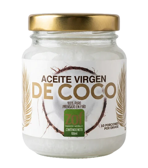 Aceite Virgen de Coco 100gr Zoi