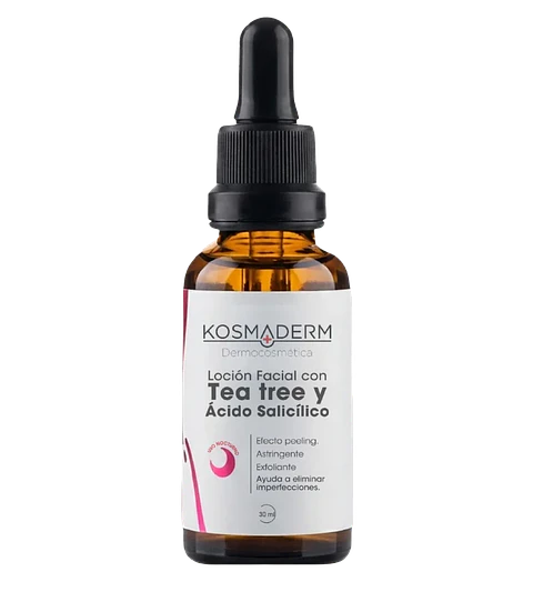 Loción Facial con Tea Tree y Ácido Salicílico 30ml Kosmaderm