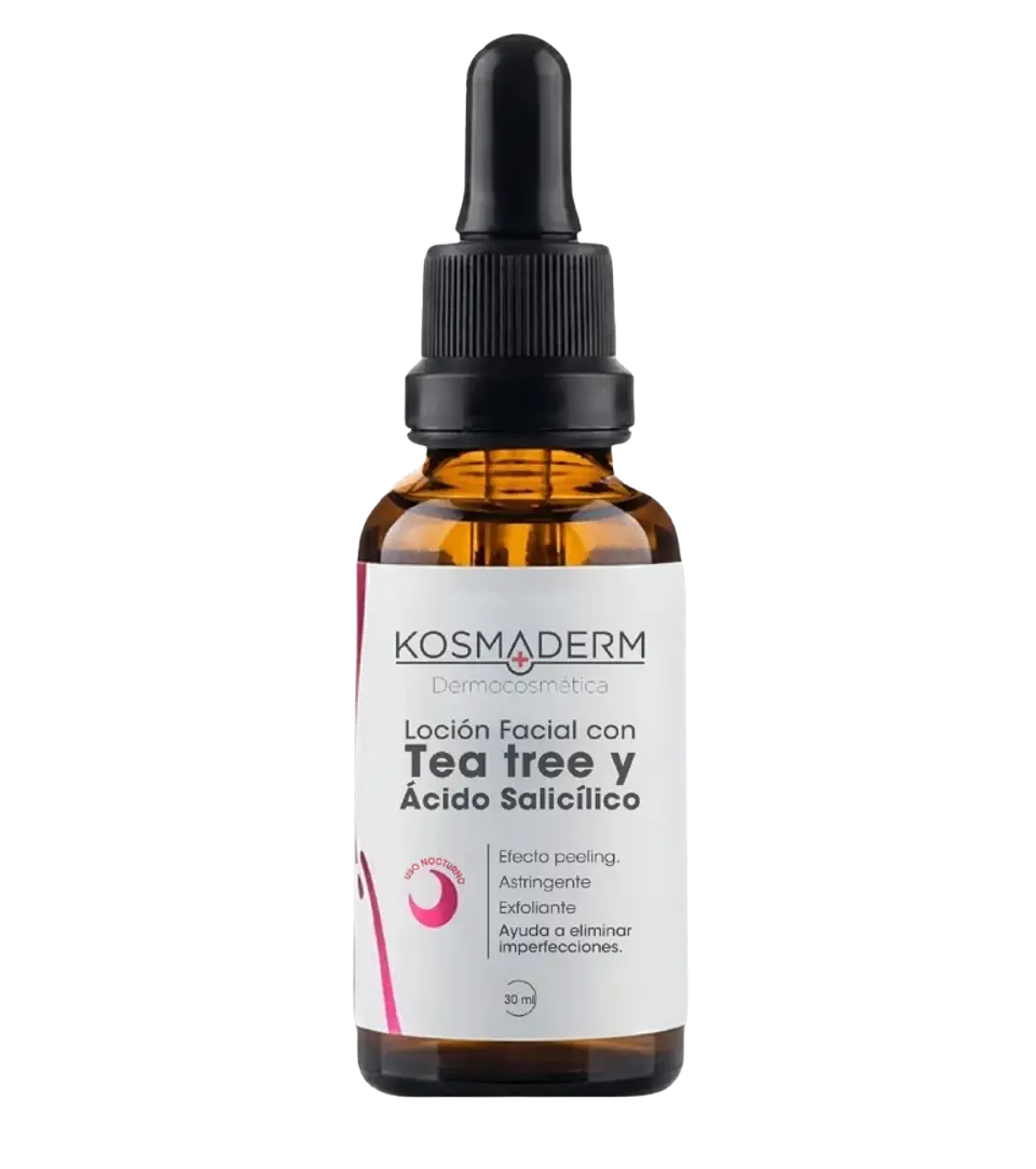 Loción Facial con Tea Tree y Ácido Salicílico 30ml Kosmaderm 1