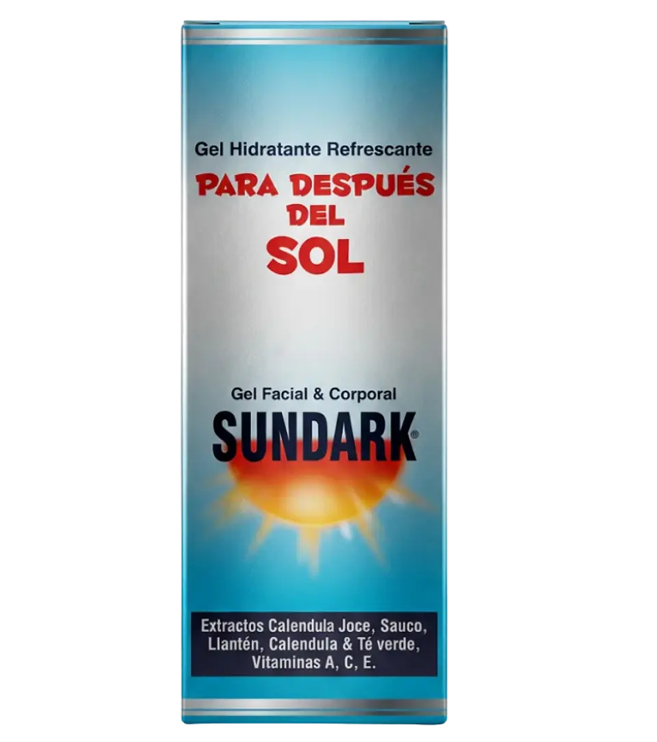 Gel Hidratante Refrescante Para Después Del Sol Sundark 120 gr 1