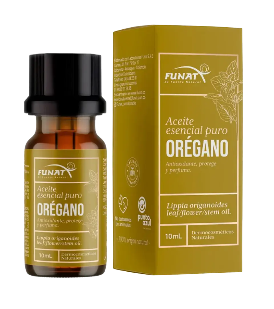 Aceite Esencial Puro de Orégano 10 mL Funat 1
