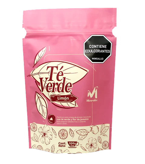 Té Verde Limón con Flor de Jamaica 300 g Mineralin