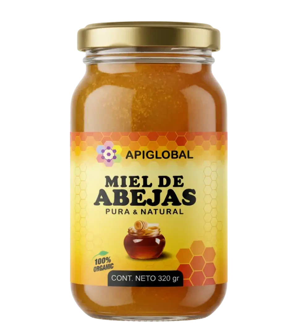 Miel de Abejas Pura y Natural 320 g Apiglobal 1