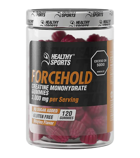 ForceHold Creatina Monohidratada Gummies 120 Gomitas - Healthy Sports