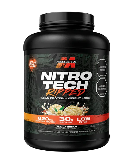 Nitro Tech Ripped Proteína 4.02 lb Muscletech