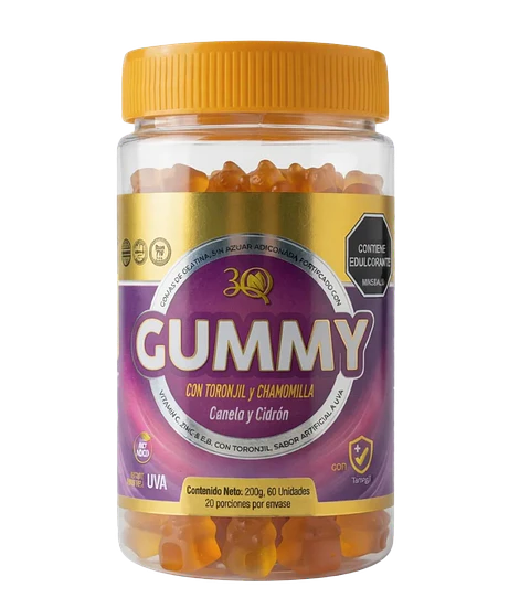 Gummy Melatonina y Chamomilla 60 Gomas 3Q