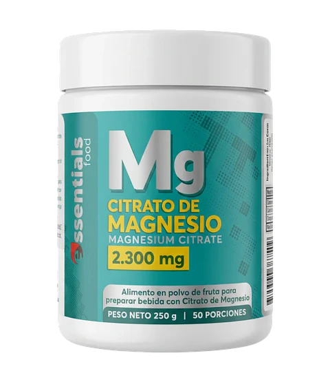 Citrato de Magnesio 2.300 mg 250 g Essentials Food