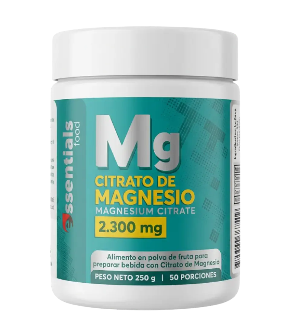 Citrato de Magnesio 2.300 mg 250 g Essentials Food 1