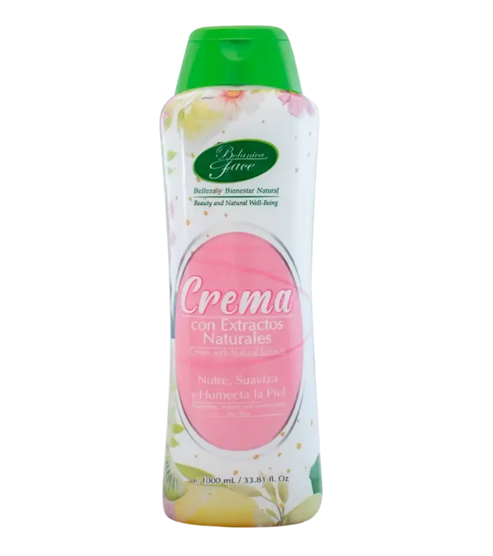 Crema con Extractos Naturales 1000 ml Botánica Face 1