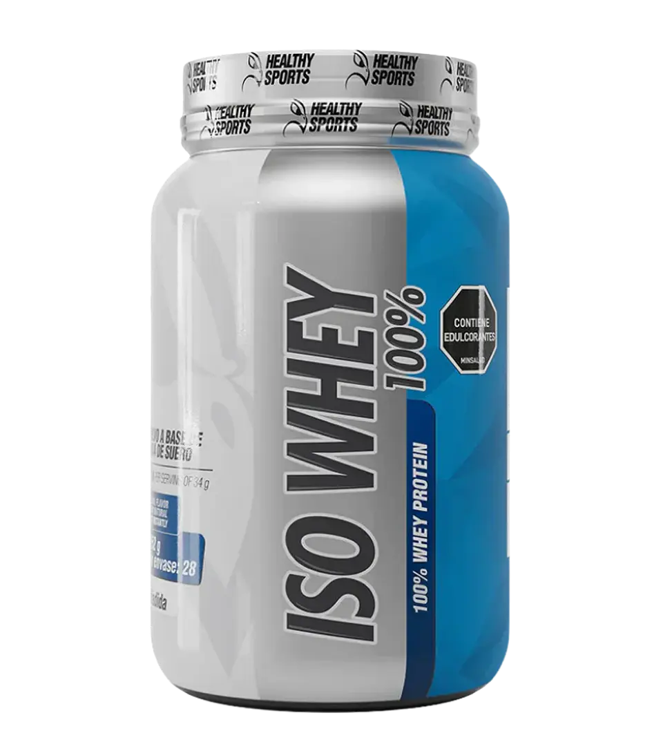 Proteína ISO Whey 100 Sin Sabor 952 g Healthy Sports 1