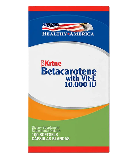 Beta-Carotene 25,000IU 100 softgels Healthy America