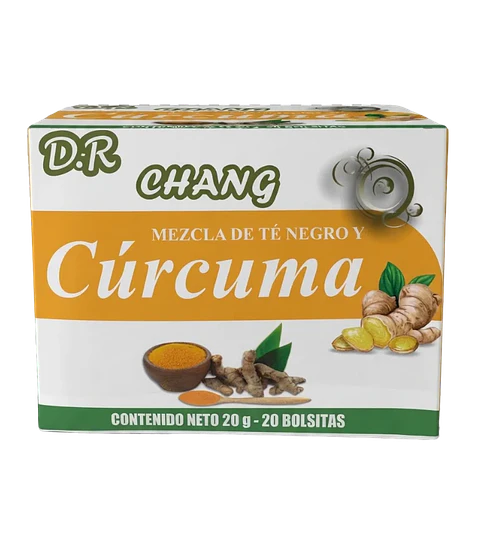 Té Negro con Cúrcuma 20 Bolsitas DR Chang 