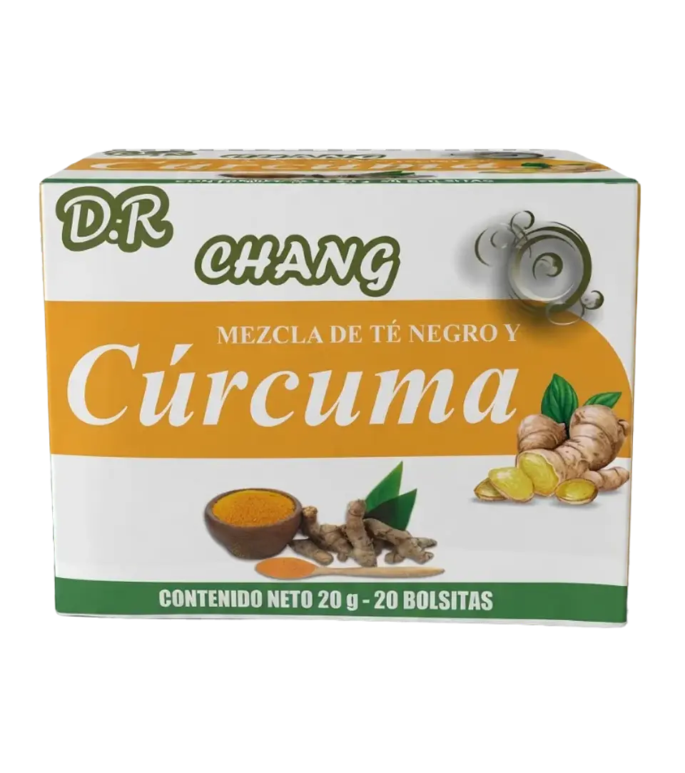 Té Negro con Cúrcuma 20 Bolsitas DR Chang  1