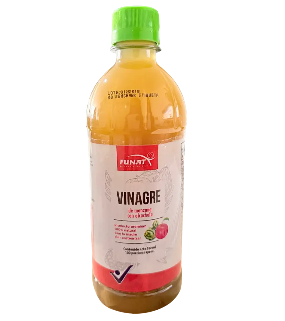Vinagre de Manzana con Alcachofa 500 mL Funat 1