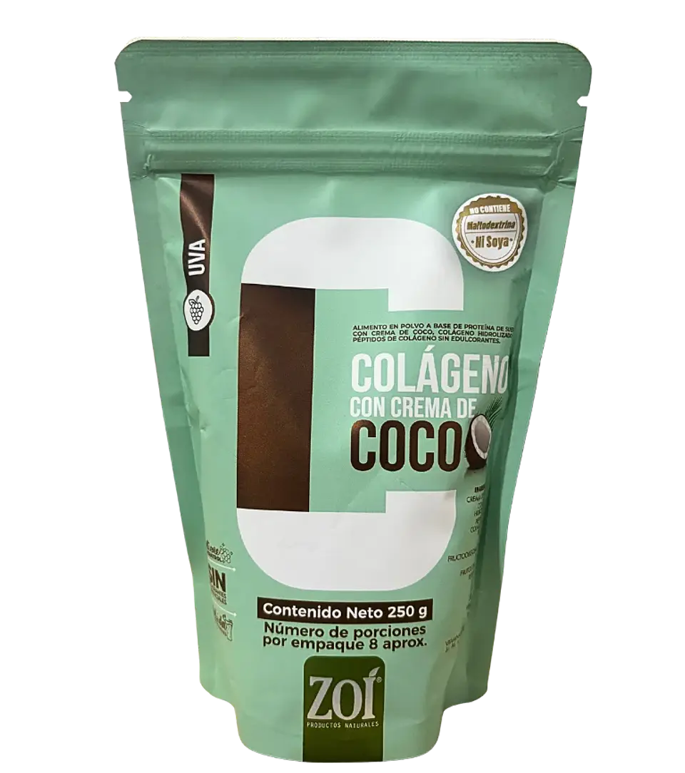 Colágeno con Crema de Coco 250 g Zoí 1