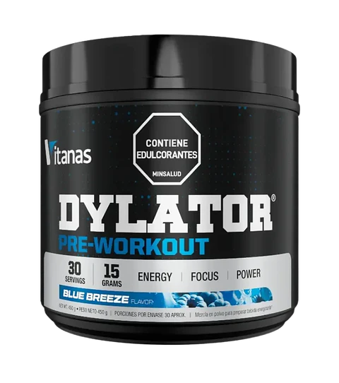 Pre Entreno Dylator Blue Breeze 390 g Vitanas