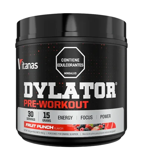 Pre Entreno Dylator Fruit Punch 450 g Vitanas