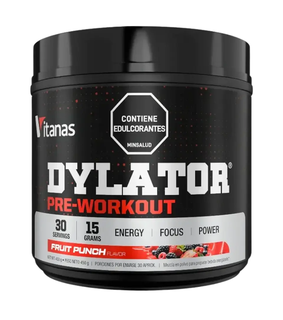 Pre Entreno Dylator Fruit Punch 450 g Vitanas 1