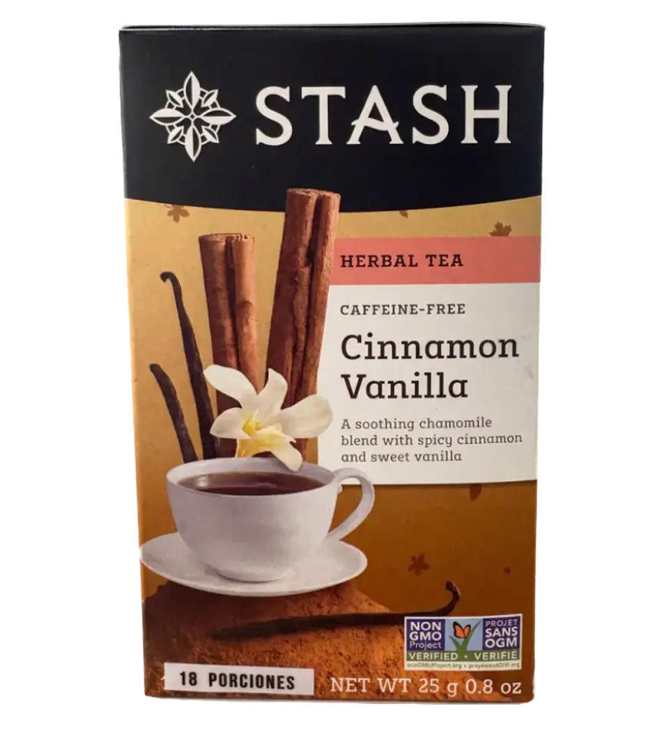 Té Herbal Cinnamon Vanilla 18 Tisanas Stash 1