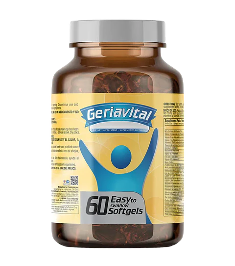 Geriavital 50+ Platinum Multivitamínico 60 Softgels Healthy America