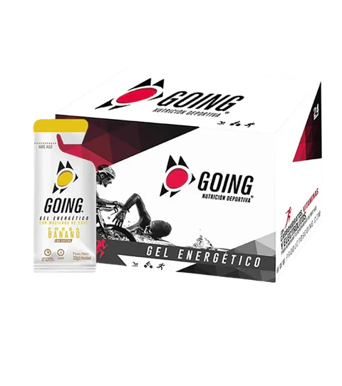 Gel Energético Fresa Banano Caja 12 Unidades  Going