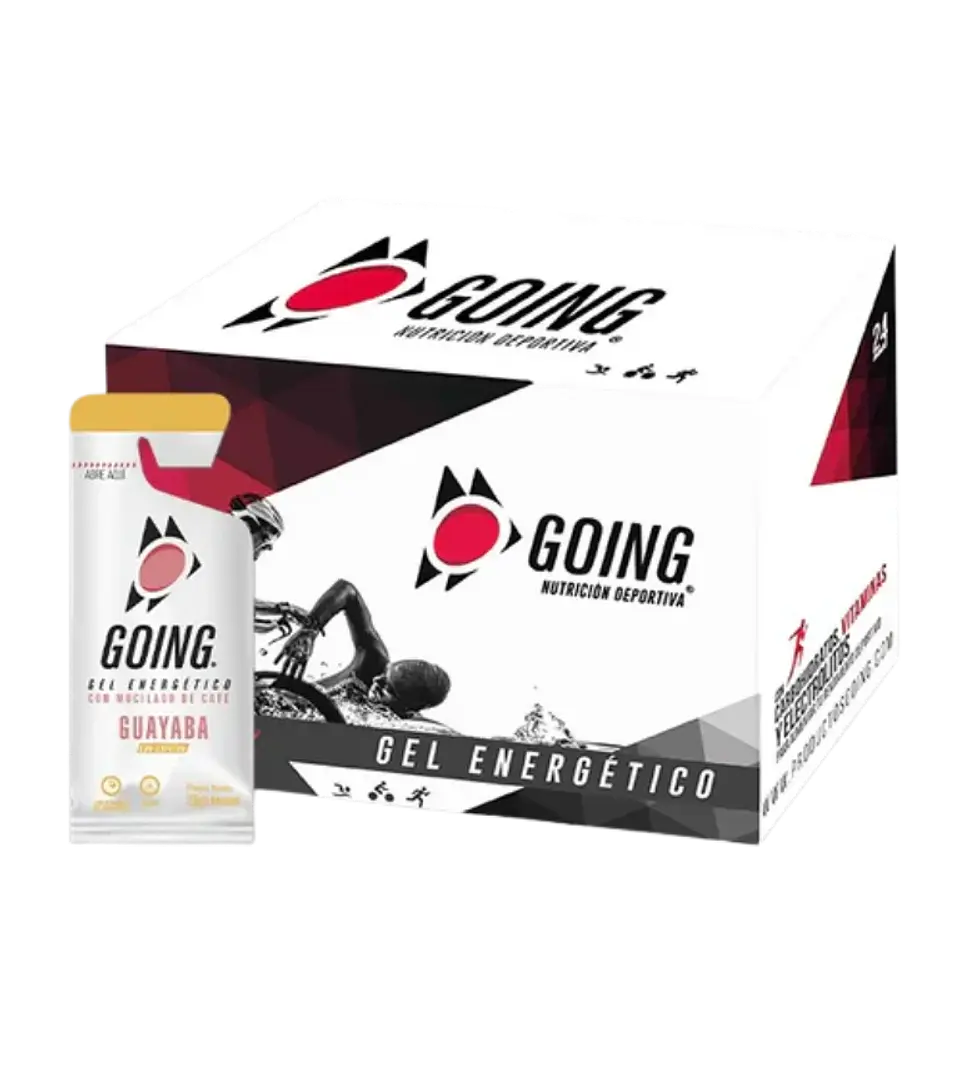 Gel Energético Guayaba Caja 12 Unidades Going 1