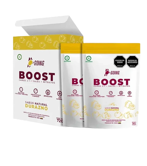Boost Carbohidratos Líquidos Durazno Sin Cafeína Sachet 80 g Going 