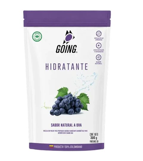 Hidratante con Electrolitos Sabor Uva 300 g Going