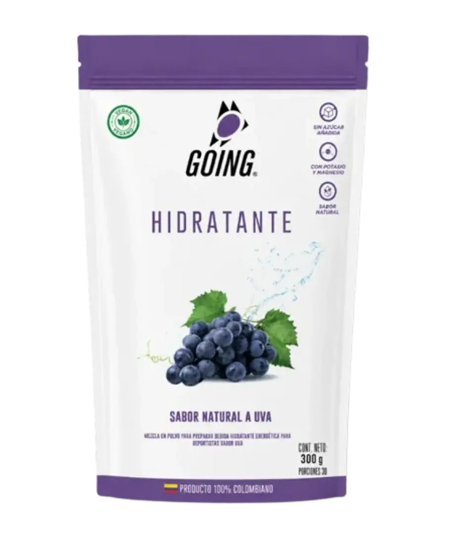 Hidratante con Electrolitos Sabor Uva 300 g Going 1