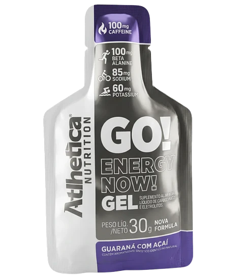 GO! Recovery Gel Sachet Guaraná con Asaí 30 g  Athletica Nutrition