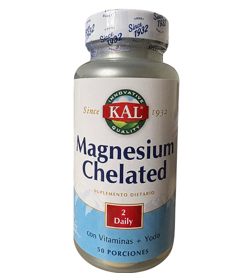 Magnesium Chelated – KAL 50 Tabletas
