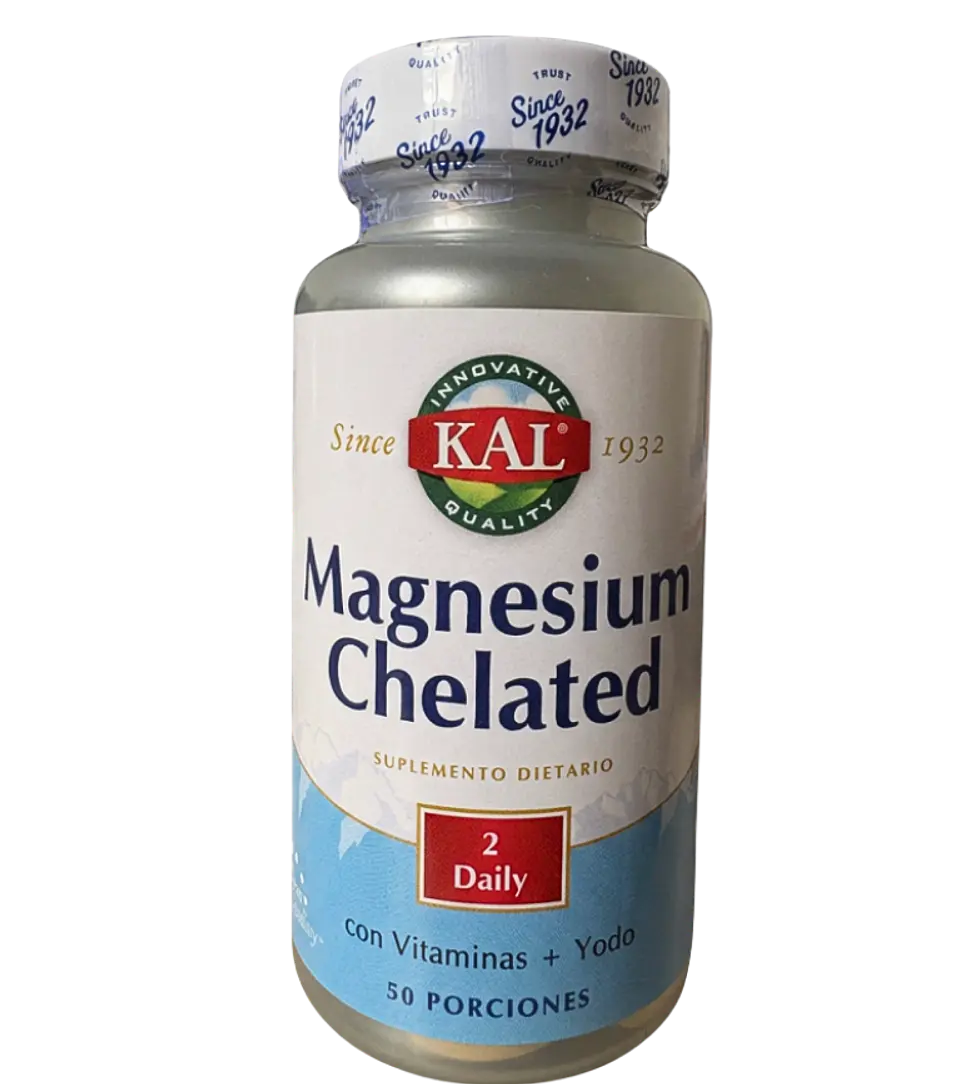 Magnesium Chelated – KAL 50 Tabletas 1