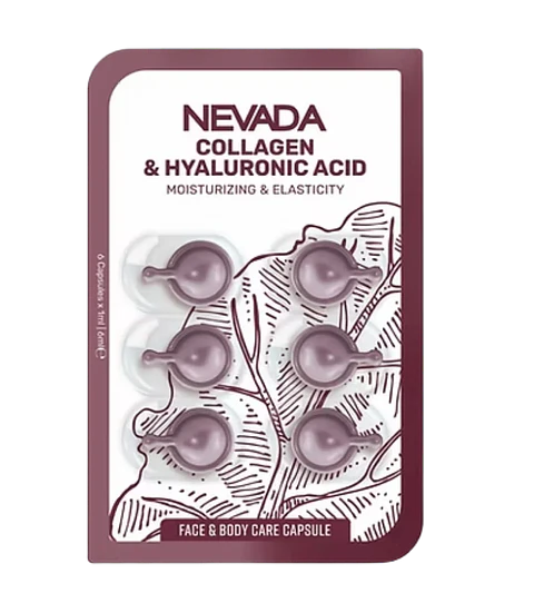 Cápsula Facial Colágeno & Ácido Hialurónico Sachet Nevada